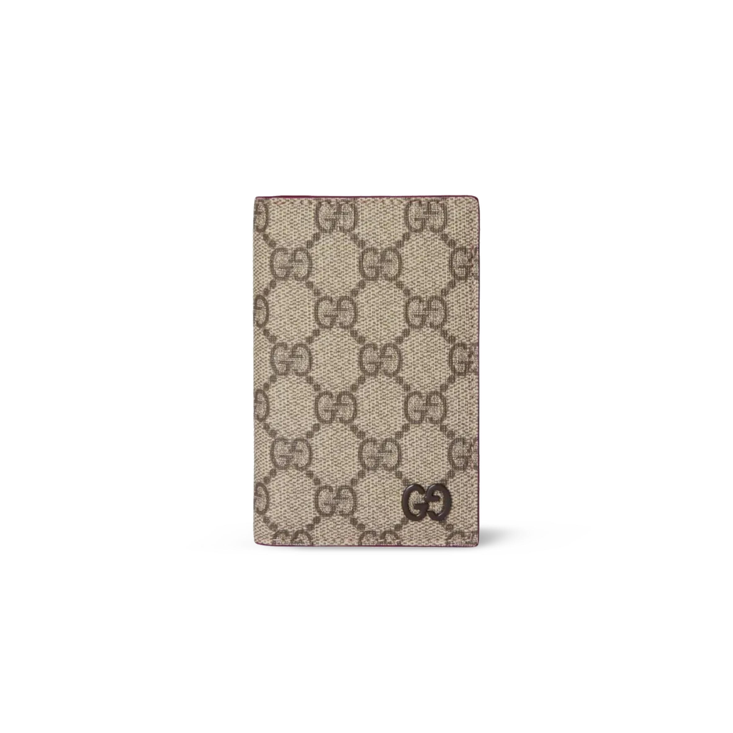 GUCCI BROWN INTERIOR GG LONG CARD CASE 768249 (15*12cm)